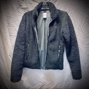 Ladies S Charcoal Grey Fleece Patagonia Jacket